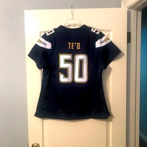 Nike NFL San Diego LA Chargers Te’o Jersey